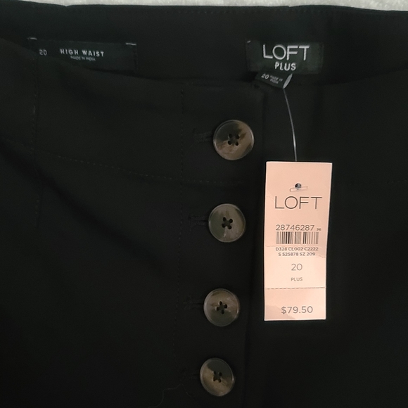 COPY - Loft Plus black wide leg trousers - Picture 3 of 4